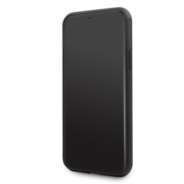 Karl Lagerfeld Signature Glitter dėklas iPhone 11 Pro - raudonas