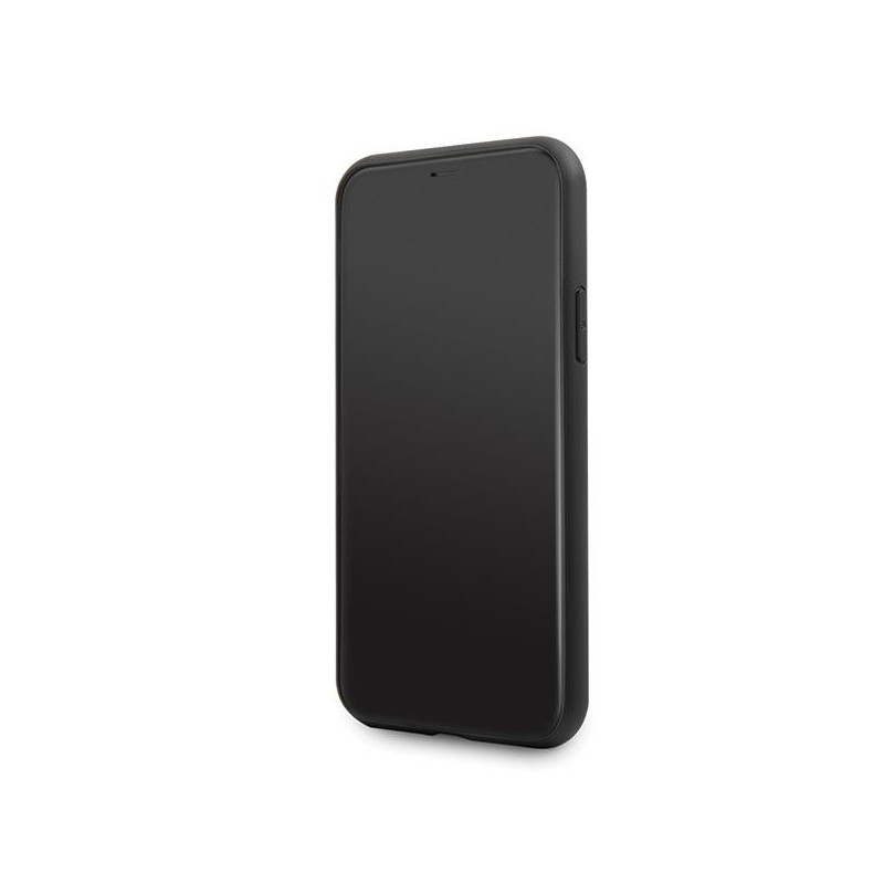 Karl Lagerfeld Signature Glitter dėklas, skirtas iPhone 11 Pro Max – raudonas