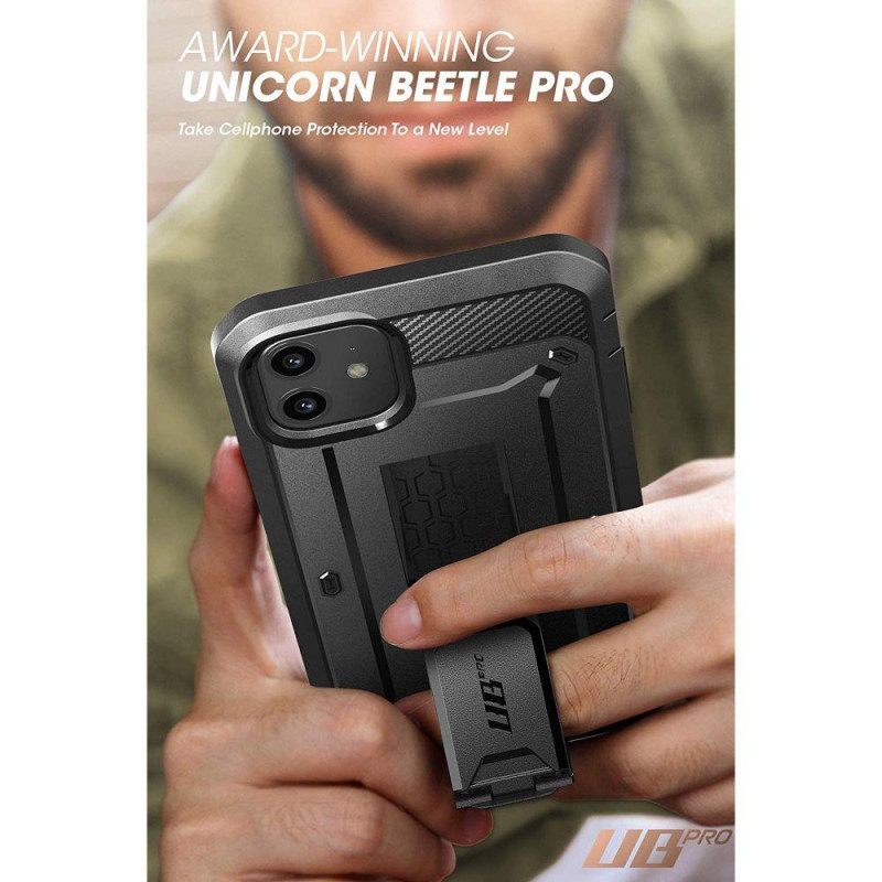 Supcase Unicorn Beetle Pro dėklas iPhone 11 - juodas