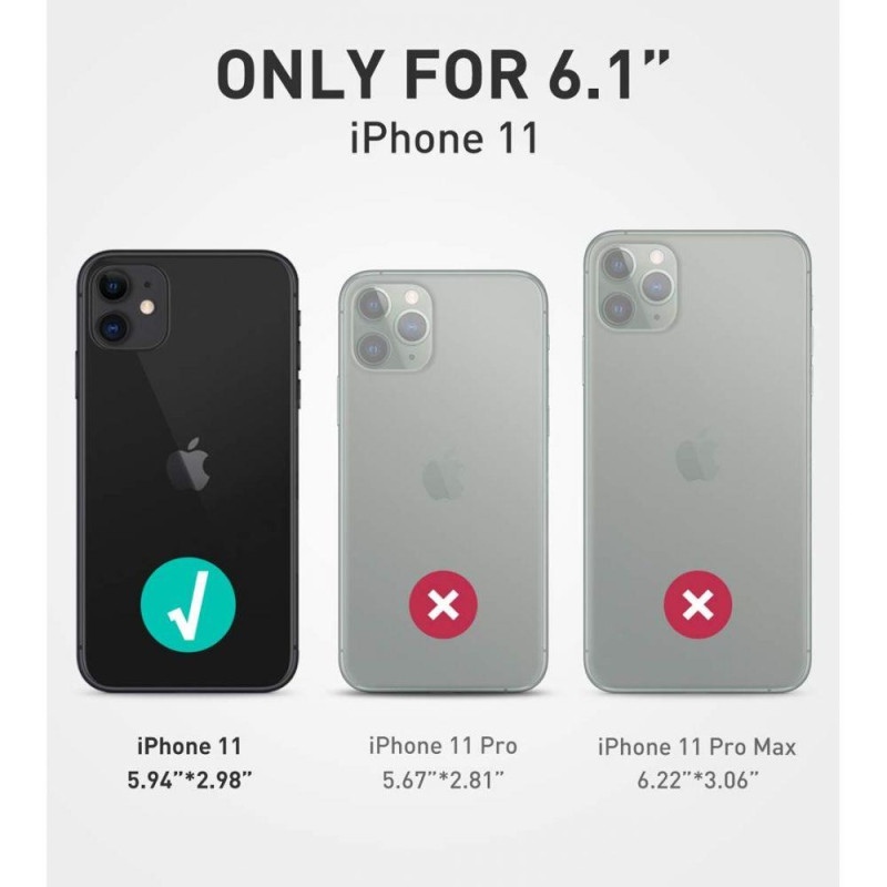 Supcase Unicorn Beetle Pro dėklas iPhone 11 - juodas