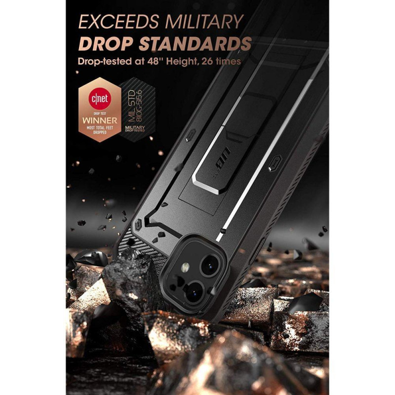 Supcase Unicorn Beetle Pro dėklas iPhone 11 - juodas