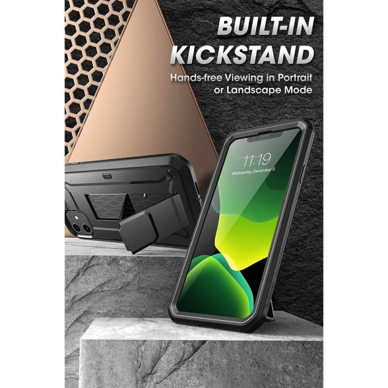Supcase Unicorn Beetle Pro dėklas iPhone 11 - juodas