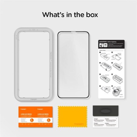 Spigen ALM Glass FC grūdintas stiklas skirtas iPhone 11 / XR - juodas Spigen ALM Glass FC grūdintas stiklas skirtas iPhone 11 / XR - juodas