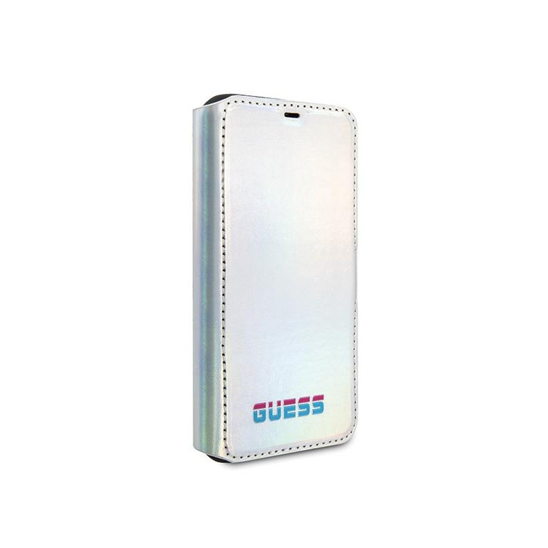 Guess Iridescent dėklas iPhone 11 Pro - sidabrinis