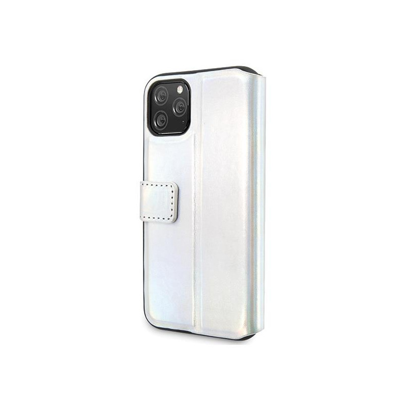 Guess Iridescent dėklas iPhone 11 Pro - sidabrinis