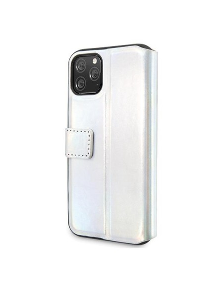 Guess Iridescent dėklas iPhone 11 Pro - sidabrinis