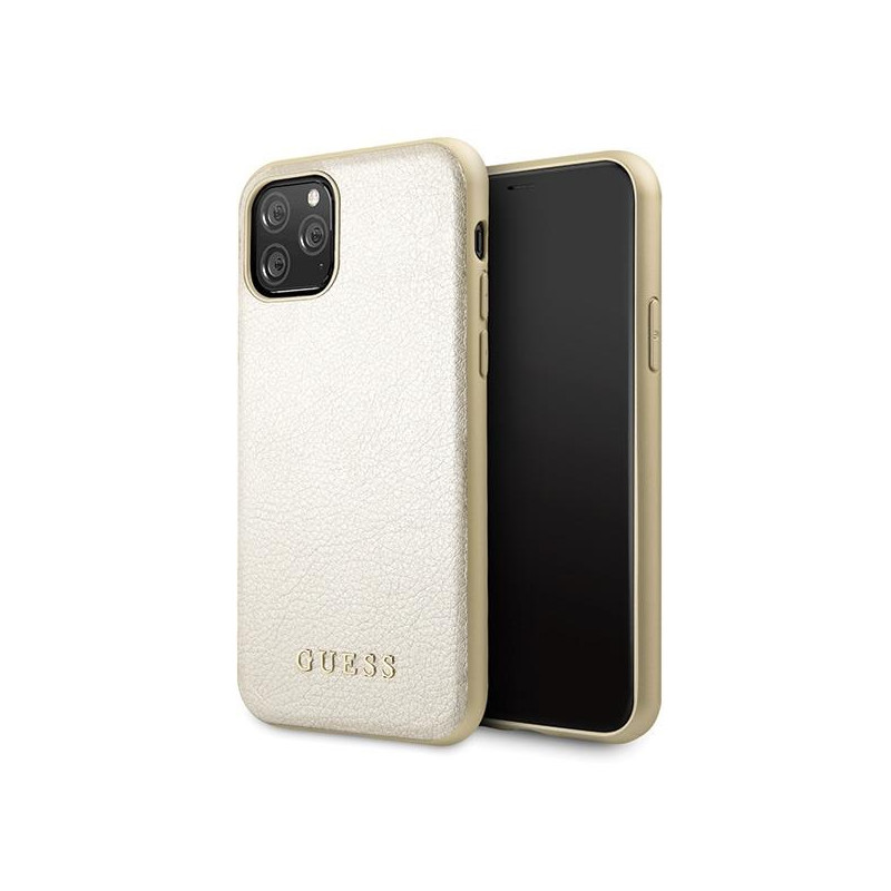 Guess Iridescent dėklas iPhone 11 Pro - auksinis Guess Iridescent dėklas iPhone 11 Pro - auksinis