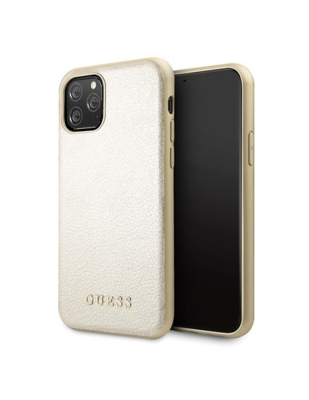 Guess Iridescent dėklas iPhone 11 Pro - auksinis Guess Iridescent dėklas iPhone 11 Pro - auksinis