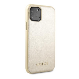 Guess Iridescent dėklas iPhone 11 Pro - auksinis
