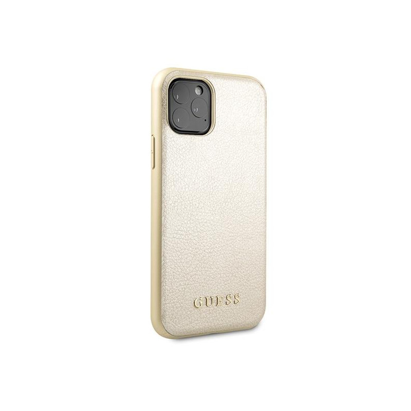 Guess Iridescent dėklas iPhone 11 Pro - auksinis
