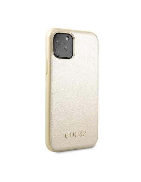 Guess Iridescent dėklas iPhone 11 Pro - auksinis Guess Iridescent dėklas iPhone 11 Pro - auksinis