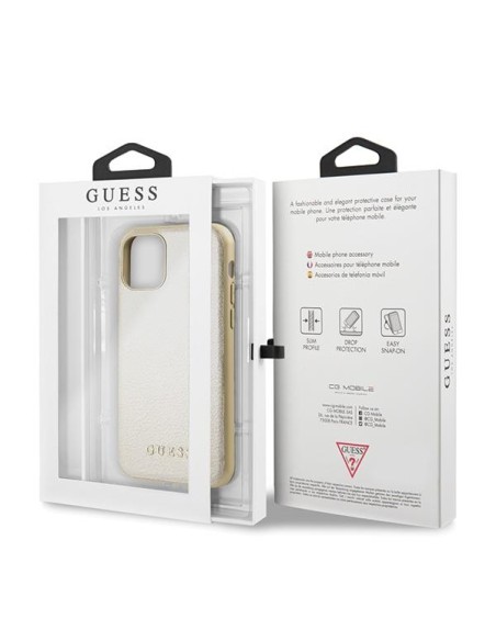 Guess Iridescent dėklas iPhone 11 Pro - auksinis Guess Iridescent dėklas iPhone 11 Pro - auksinis