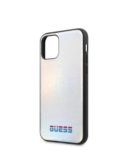 Guess Iridescent dėklas iPhone 11 Pro Max - sidabrinis Guess Iridescent dėklas iPhone 11 Pro Max - sidabrinis