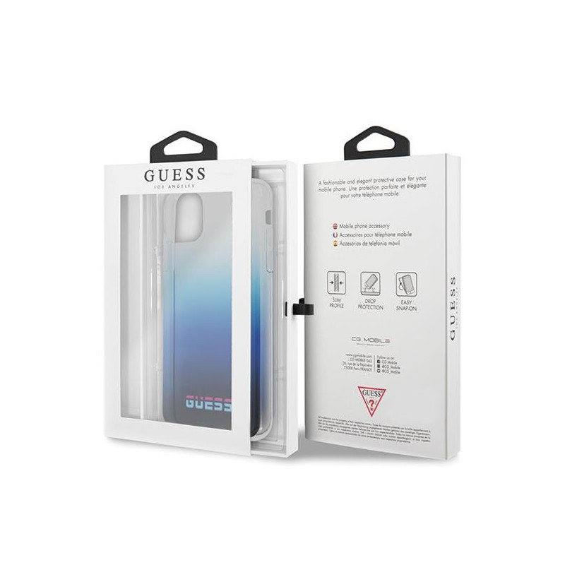 Guess California dėklas, skirtas iPhone 11 Pro Max – mėlynas