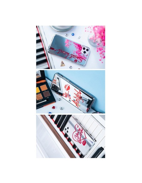 Kingxbar Angel veidrodžio dėklas dekoruotas originaliais Swarovski kristalais iPhone 11 Pro Max veidrodis skaidrus Kingxbar Angel veidrodžio dėklas dekoruotas originaliais Swarovski kristalais iPhone 11 Pro Max veidrodis skaidrus