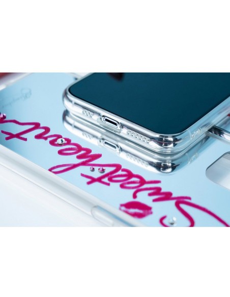 Kingxbar Angel veidrodžio dėklas dekoruotas originaliais Swarovski kristalais iPhone 11 Pro Max veidrodis skaidrus Kingxbar Angel veidrodžio dėklas dekoruotas originaliais Swarovski kristalais iPhone 11 Pro Max veidrodis skaidrus