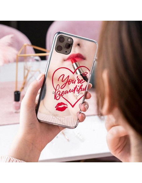 Kingxbar Angel veidrodžio dėklas dekoruotas originaliais Swarovski kristalais iPhone 11 Pro Max veidrodis skaidrus Kingxbar Angel veidrodžio dėklas dekoruotas originaliais Swarovski kristalais iPhone 11 Pro Max veidrodis skaidrus