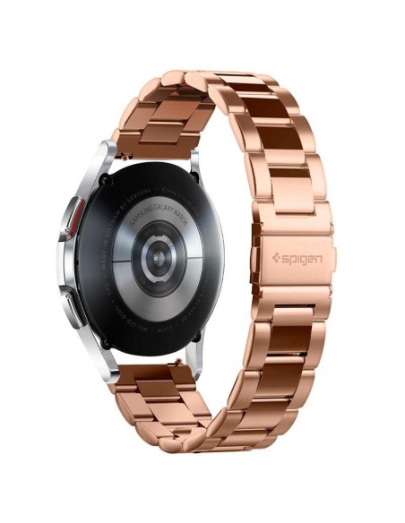 „Spigen Modern Fit“ dirželis, skirtas Samsung Galaxy Watch 4/ 5/ 5 Pro/ 6 – rožinis auksas