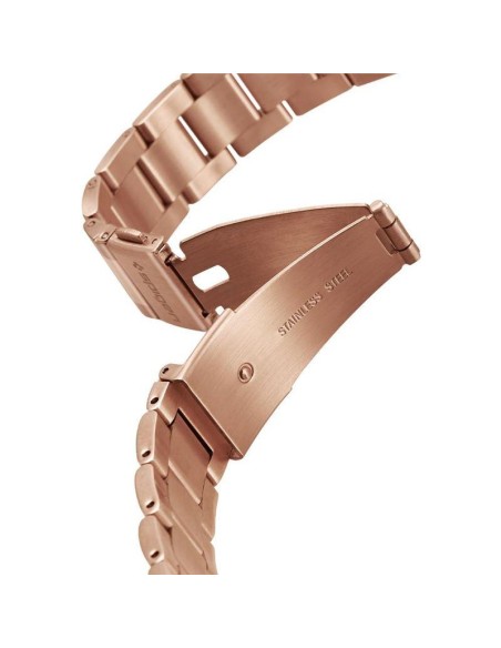 „Spigen Modern Fit“ dirželis, skirtas Samsung Galaxy Watch 4/ 5/ 5 Pro/ 6 – rožinis auksas