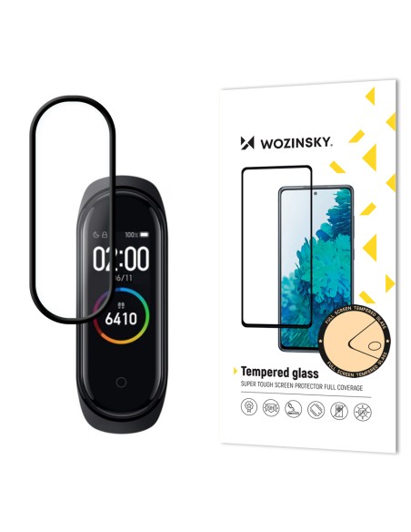 „Wozinsky Super Durable Glass Full Glue“ viso ekrano stiklo plėvelė su rėmeliu, patogi „Xiaomi Mi Band 4“ / „Mi Band 3“ ... „Wozinsky Super Durable Glass Full Glue“ viso ekrano stiklo plėvelė su rėmeliu, patogi „Xiaomi Mi Band 4“ / „Mi Band 3“ ...