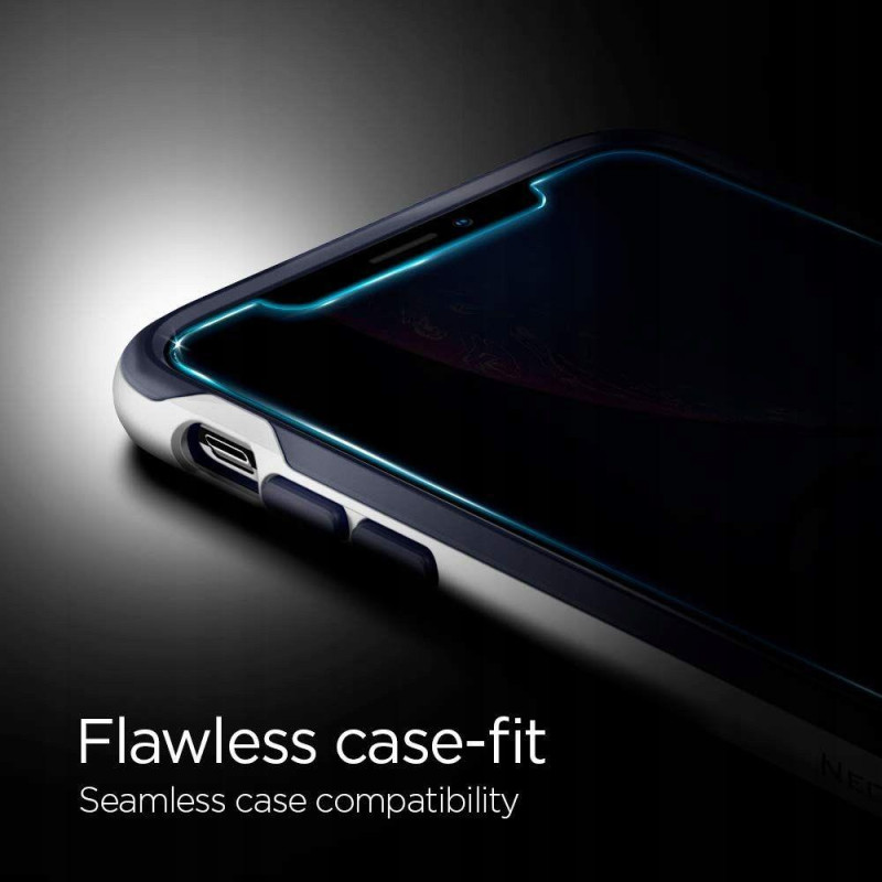 Spigen Glas.tR EZ Fit Privacy grūdintas stiklas, skirtas iPhone 11 / XR