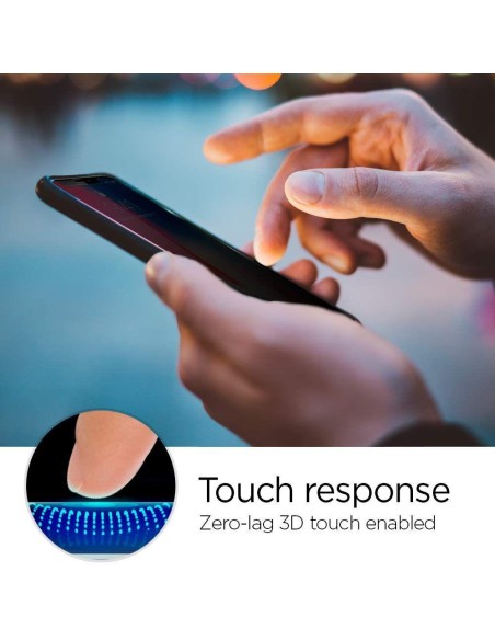 Spigen Glas.tR EZ Fit Privacy grūdintas stiklas, skirtas iPhone 11 / XR Spigen Glas.tR EZ Fit Privacy grūdintas stiklas, skirtas iPhone 11 / XR