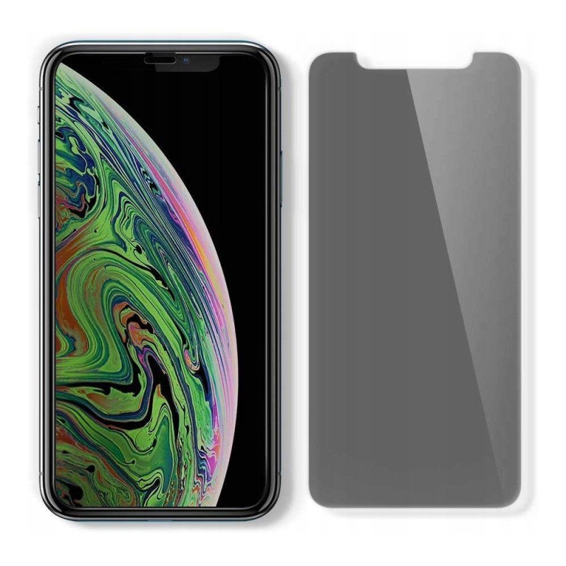 Spigen Glas.tR EZ Fit Privacy grūdintas stiklas, skirtas iPhone 11 / XR