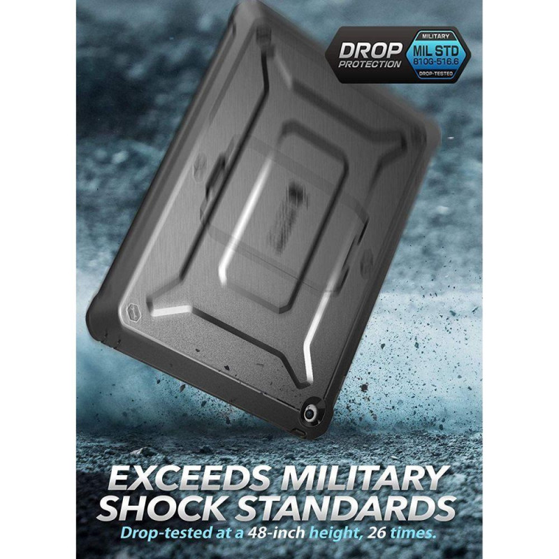 Supcase Unicorn Beetle Pro dėklas iPad 10.2& 39 & 39 2019 / 2020 / 2021 - juodas