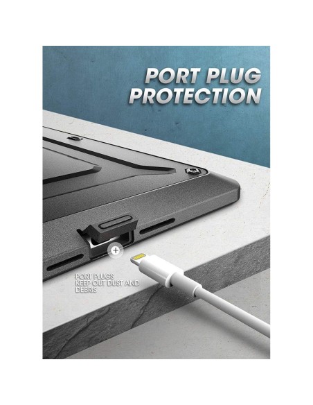 Supcase Unicorn Beetle Pro dėklas iPad 10.2& 39 & 39 2019 / 2020 / 2021 - juodas