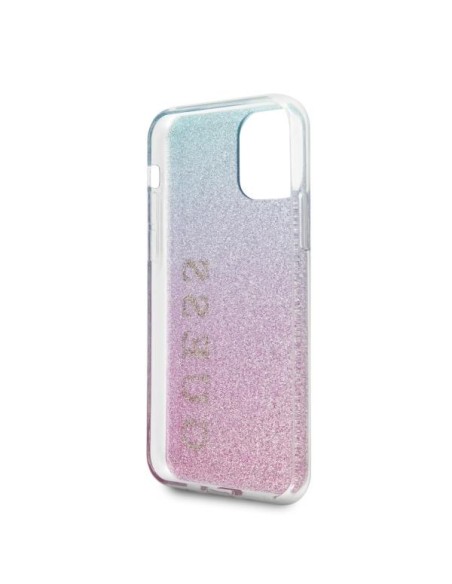 Guess Glitter Gradient dėklas, skirtas iPhone 11 Pro Max - rožinė ir mėlyna Guess Glitter Gradient dėklas, skirtas iPhone 11 Pro Max - rožinė ir mėlyna