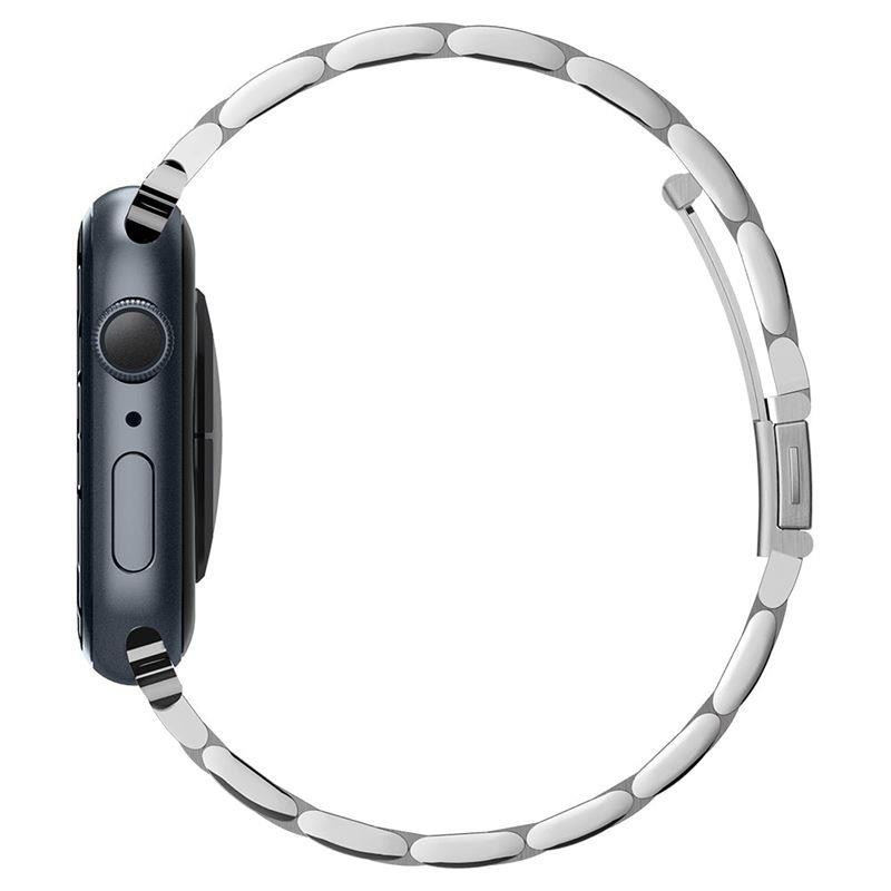 Spigen Modern Fit apyrankė, skirta Apple Watch 4/ 5/ 6/ 7/ 8/ SE (38/ 40/ 41 mm) – sidabrinė Spigen Modern Fit apyrankė, skirta Apple Watch 4/ 5/ 6/ 7/ 8/ SE (38/ 40/ 41 mm) – sidabrinė