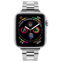 Spigen Modern Fit apyrankė, skirta Apple Watch 4/ 5/ 6/ 7/ 8/ SE (38/ 40/ 41 mm) – sidabrinė