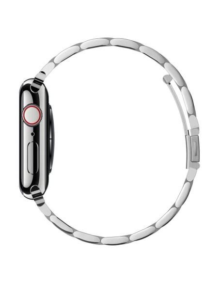 Spigen Modern Fit apyrankė, skirta Apple Watch 4/ 5/ 6/ 7/ 8/ SE (38/ 40/ 41 mm) – sidabrinė Spigen Modern Fit apyrankė, skirta Apple Watch 4/ 5/ 6/ 7/ 8/ SE (38/ 40/ 41 mm) – sidabrinė