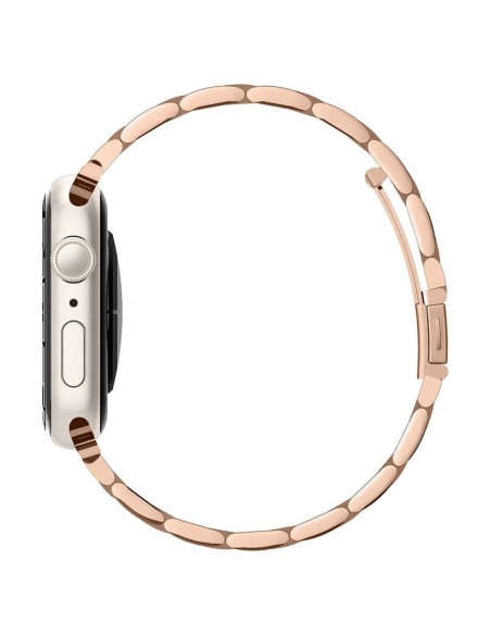 Spigen Modern Fit apyrankė, skirta Apple Watch 4/ 5/ 6/ 7/ 8/ SE (38/ 40/ 41 mm) – rožinis auksas Spigen Modern Fit apyrankė, skirta Apple Watch 4/ 5/ 6/ 7/ 8/ SE (38/ 40/ 41 mm) – rožinis auksas