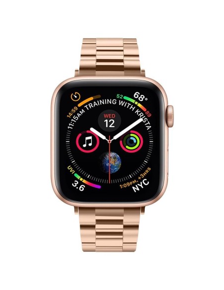 Spigen Modern Fit apyrankė, skirta Apple Watch 4/ 5/ 6/ 7/ 8/ SE (38/ 40/ 41 mm) – rožinis auksas Spigen Modern Fit apyrankė, skirta Apple Watch 4/ 5/ 6/ 7/ 8/ SE (38/ 40/ 41 mm) – rožinis auksas