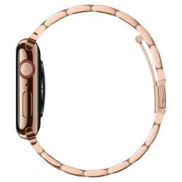 Spigen Modern Fit apyrankė, skirta Apple Watch 4/ 5/ 6/ 7/ 8/ SE (38/ 40/ 41 mm) – rožinis auksas