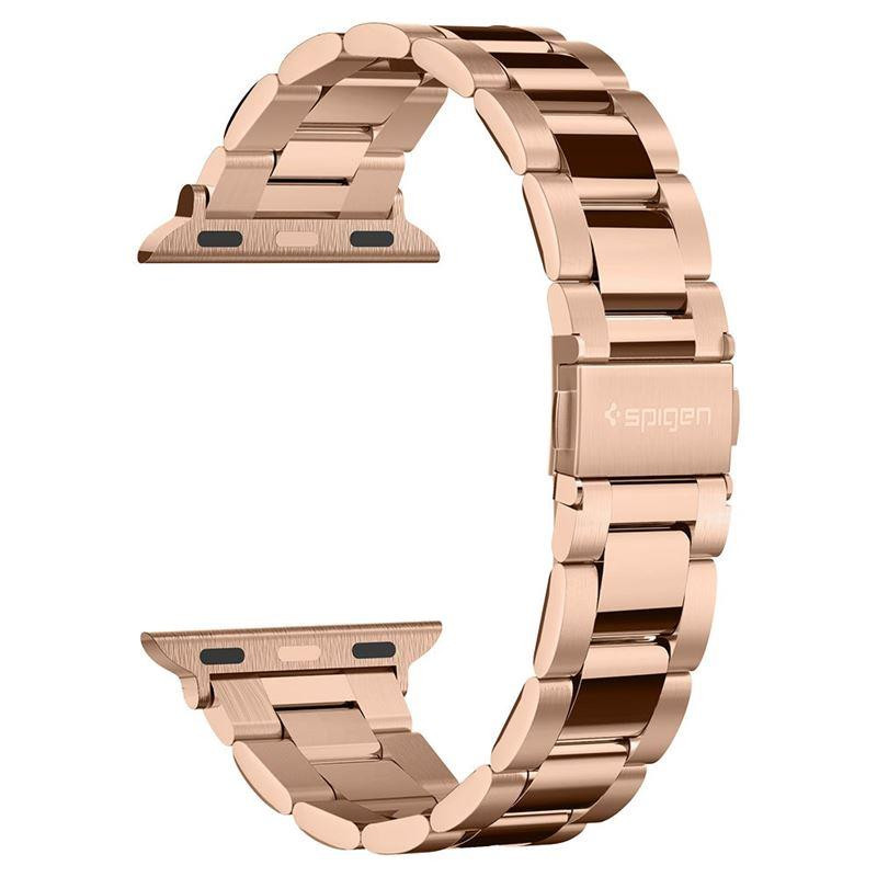 Spigen Modern Fit apyrankė, skirta Apple Watch 4/ 5/ 6/ 7/ 8/ SE (38/ 40/ 41 mm) – rožinis auksas