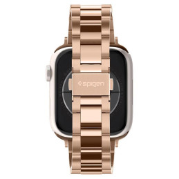 Spigen Modern Fit apyrankė, skirta Apple Watch 4/ 5/ 6/ 7/ 8/ SE (38/ 40/ 41 mm) – rožinis auksas