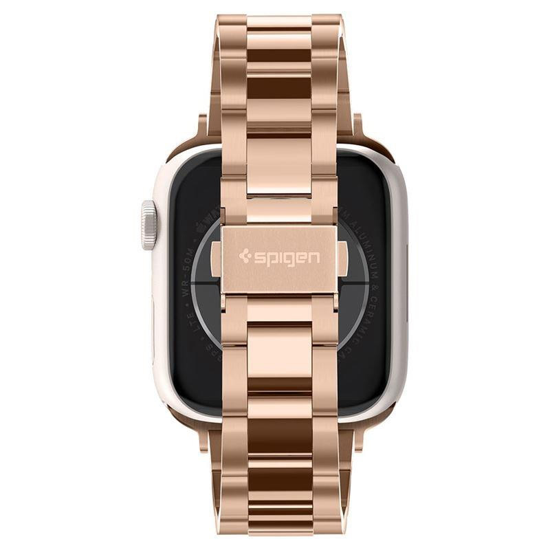 Spigen Modern Fit apyrankė, skirta Apple Watch 4/ 5/ 6/ 7/ 8/ SE (38/ 40/ 41 mm) – rožinis auksas