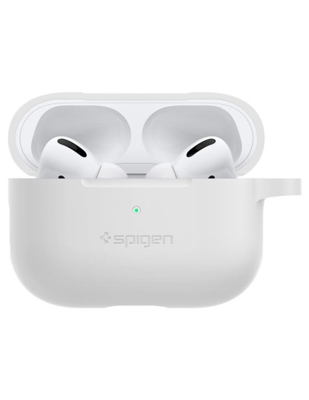 Spigen Silicone Fit dėklas Apple AirPods Pro 1 - baltas Spigen Silicone Fit dėklas Apple AirPods Pro 1 - baltas