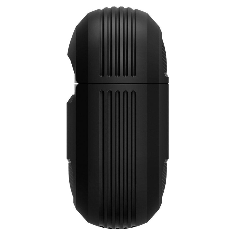 Spigen Rugged Armor dėklas, skirtas Apple AirPods Pro 1 – matinė juoda