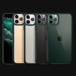Spigen Ultra Hybrid dėklas iPhone 11 Pro - tamsiai žalias