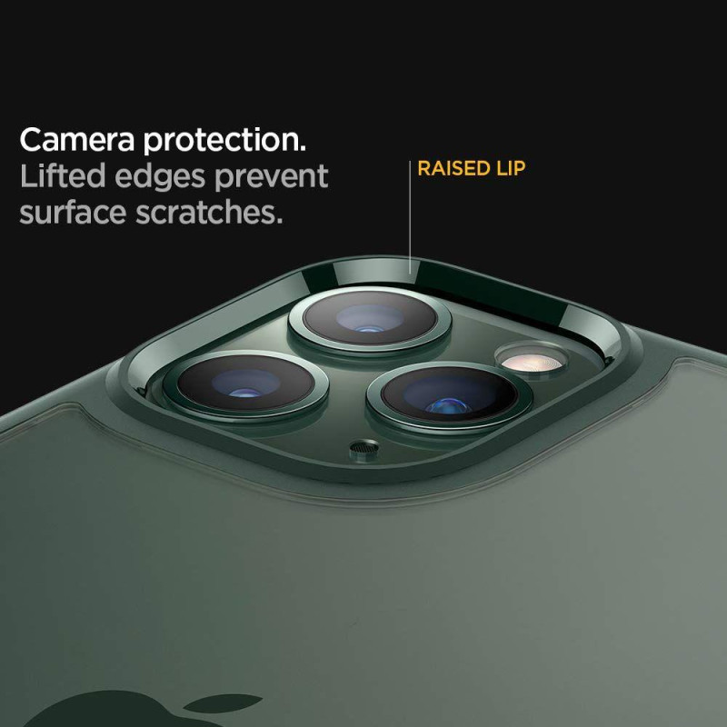 Spigen Ultra Hybrid dėklas iPhone 11 Pro - tamsiai žalias
