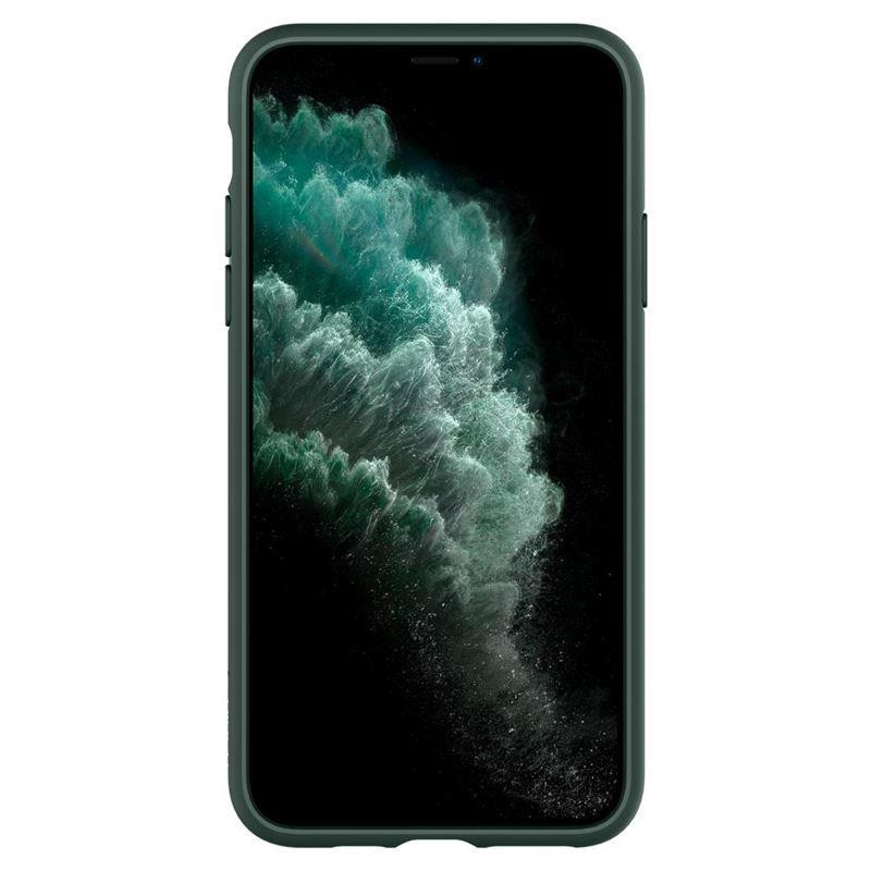 Spigen Ultra Hybrid dėklas iPhone 11 Pro - tamsiai žalias
