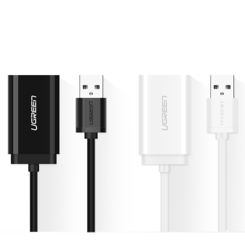 Ugreen išorinė muzikos garso plokštė USB adapteris - 3,5 mm mini lizdas 15 cm juodas (30724)