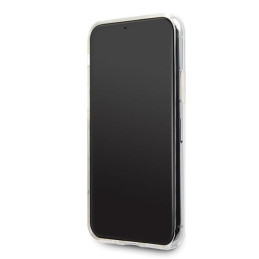 Guess 4G Circle Glitter dėklas, skirtas iPhone 11 Pro Max - rožinis