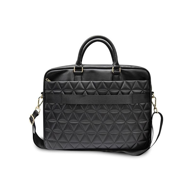 Guess dygsniuotas krepšys 16" nešiojamam kompiuteriui - juodas