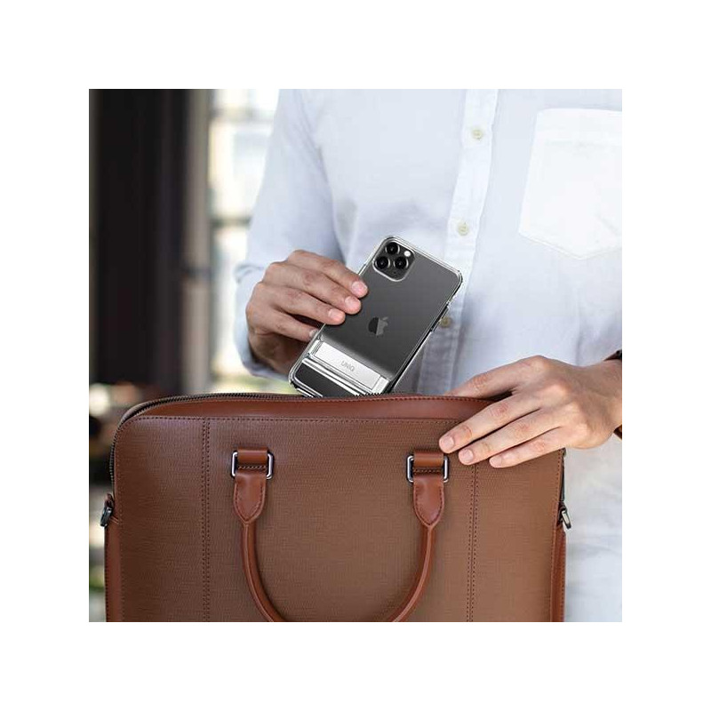 Uniq Cabrio dėklas iPhone 11 Pro - pilkas