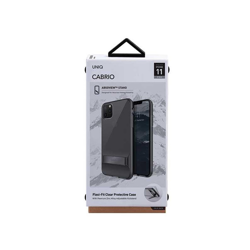 Uniq Cabrio dėklas iPhone 11 Pro - pilkas