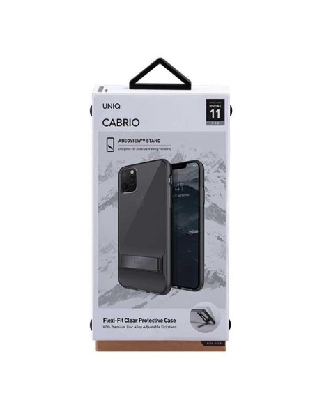 Uniq Cabrio dėklas iPhone 11 Pro - pilkas